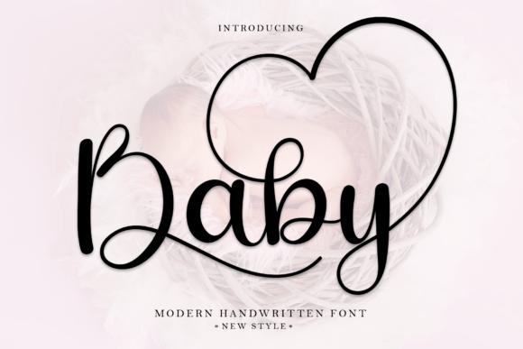 Baby: A Round Lettered Handwritten Font for Creative Projects