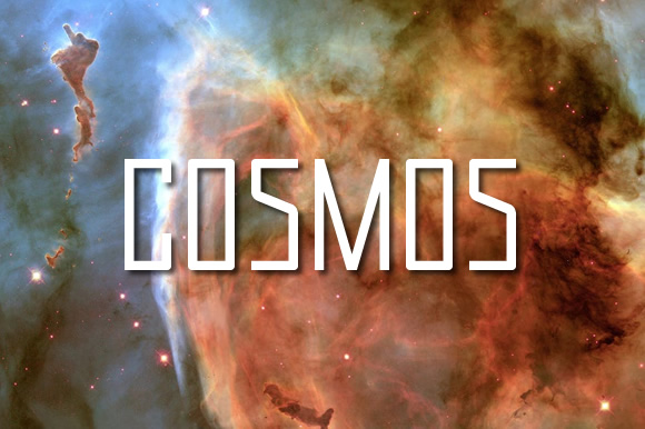 Cosmos Font: A Free Uppercase Typeface with Clean Edges