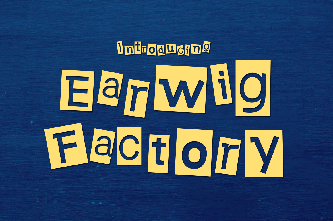 Earwig Factory: A Jumbled Alphabet on Weird Little Cards