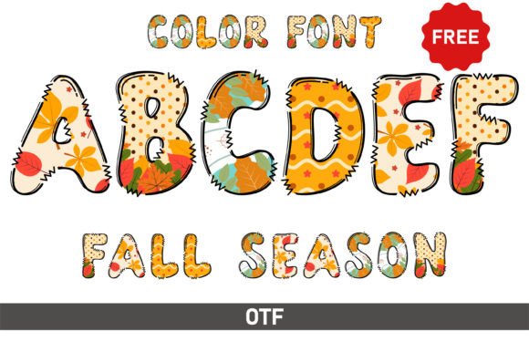 Fall Season Font: A Playful Typeface for Creative Projects