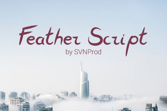 Feather Script: A Free Font That Brings Elegance and Character to Every Design