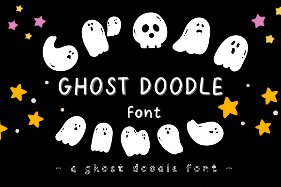 Ghost Doodle: Whimsical Typography for Design