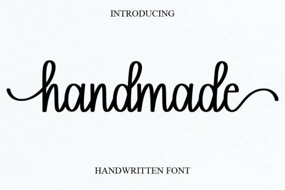 Handmade Font: A Sweet Cursive Handwritten Typeface for Elegant Designs