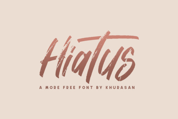 Hiatus: A Casual Brush Script for Designers