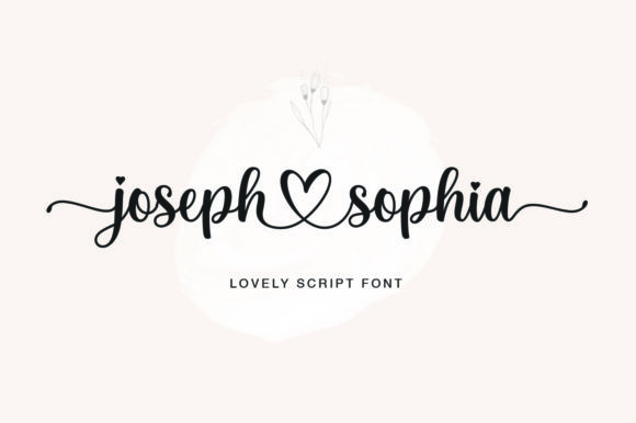 Joseph Sophia: A Handwritten Script Font That Blends Charm and Elegance