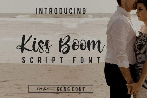 Kiss Boom: A Playful Script Font That Elevates Creative Expression