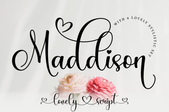 Maddison: A Script Font That Balances Elegance and Approachability