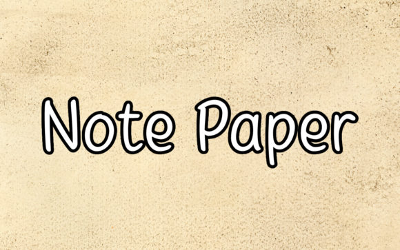 Note Paper: A Handwritten Font Built for Design