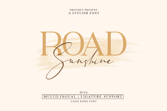 Road Sunshine: A Playful Handwritten Font That Brings Warmth to Any Creative Project