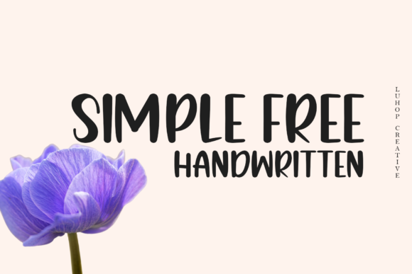 Simple Free: A Playful Handwritten Font with Real Design Versatility
