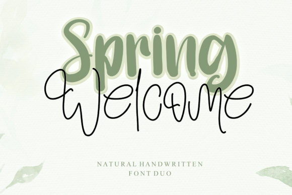 Spring Welcome: A Script Font That Elevates Design
