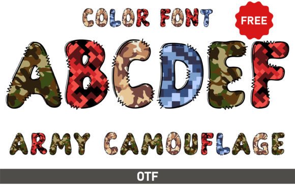 The Art and Utility of Army Camouflage Fonts in Modern Design