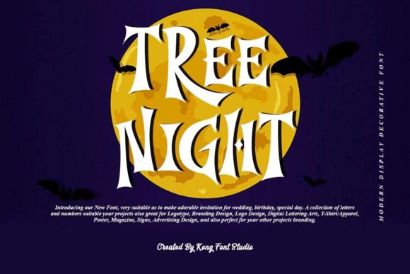 Tree Night: A Playful Serif for Designers