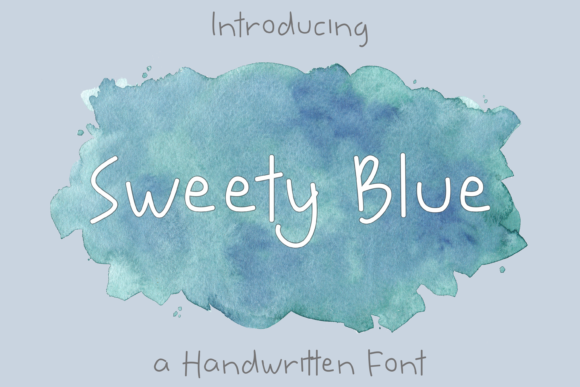 Why Sweety Blue Brings a Friendly Handwritten Touch to Modern Design Projects