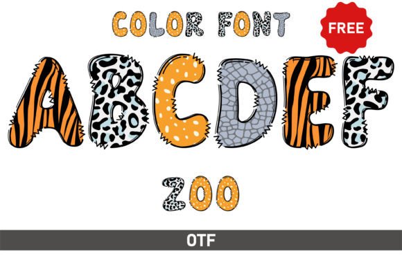 Zoo Font: A Whimsical Asset for Creative Design